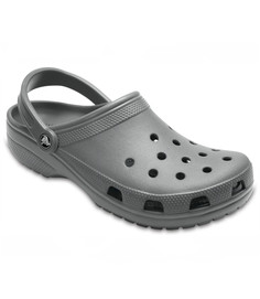 Сабо женские Crocs Classic серые 10 US
