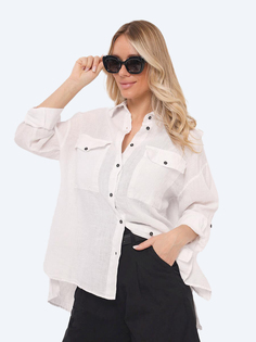 Рубашка женская Vitacci EF24016-02 белая 2XL