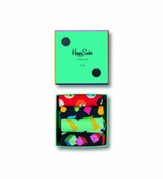 Подарочный набор носков женских Happy socks XGAM09 разноцветных 36-40
