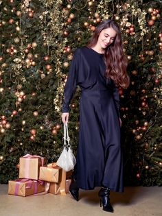 Платье женское Eleganzza 1231135004 черное 44 RU