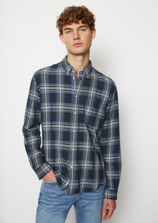 Рубашка мужская Marc O’Polo 371101542248 синяя XL