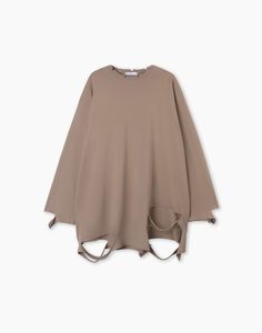 Лонгслив женский Gloria Jeans GKT022593 бежевый XXS/158-XL/170