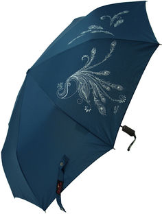 Зонт женский Popular Umbrella 2602-25 синий-петроль