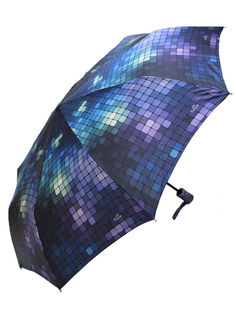 Зонт женский Popular Umbrella 2007 аметистовый/серо-голубой