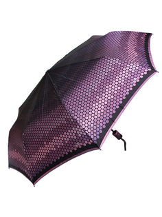 Зонт складной женский автоматический Popular Umbrella 2007 бледно розовый