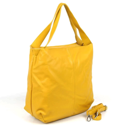 Женская сумка шоппер из эко кожи 2383 Елоу Fuzi House