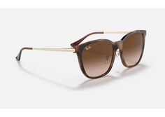 Солнцезащитные очки унисекс Ray-Ban RB4333D коричневые