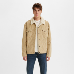 Куртка мужская Levis Men Type 3 Sherpa Trucker Jacket бежевая M Levis®