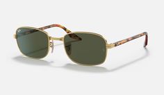 Солнцезащитные очки унисекс Ray-Ban RB3690 зеленые