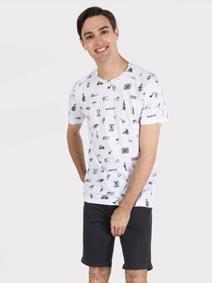 Футболка мужская COLINS CL1057944_Q1.V1 белая XL