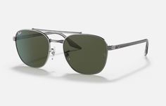 Солнцезащитные очки унисекс Ray-Ban RB3688 зеленые