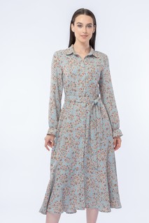 Платье женское Vladi Collection 3080-54 голубое 42 RU