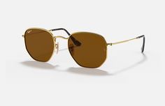 Солнцезащитные очки унисекс Ray-Ban RB3548N коричневые