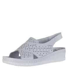 Босоножки женские Baden DN044-011 белые 40 RU