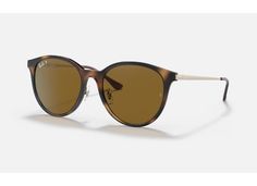 Солнцезащитные очки унисекс Ray-Ban RB4334D коричневые