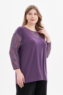 Блуза женская OLSI 2310020 фиолетовая 66 RU