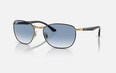 Солнцезащитные очки унисекс Ray-Ban RB3702 синие