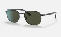 Солнцезащитные очки унисекс Ray-Ban RB3670 зеленые