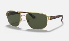 Солнцезащитные очки унисекс Ray-Ban RB3663 зеленые