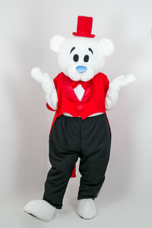 Ростовая кукла унисекс Медведь Mascot Costume ВиБ5 белая 44-52 RU