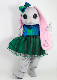 Ростовая кукла унисекс Заяц Mascot Costume ЛоГ2 серая 44-52 RU