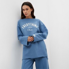 Свитшот женский MIST Avr? синий 44 RU