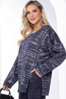Джемпер женский LT Collection Мэйт синий 50 RU