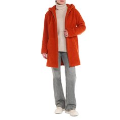 Пальто женское Calzetti WENDY LONG оранжевое S