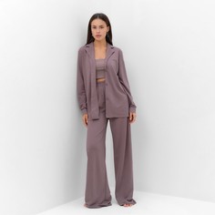 Пижама женская KAFTAN Basic серая 48 RU