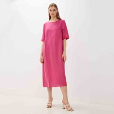 Платье женское FABRETTI ZDKL85 розовое 54 RU