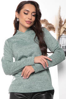 Пуловер женский LT Collection Новелла бирюзовый 54 RU