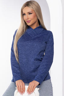 Пуловер женский LT Collection Новелла синий 52 RU