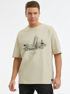 Свитшот мужской oodji 5L123020M-4 синий 2XL