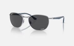 Солнцезащитные очки унисекс Ray-Ban RB3702 серые