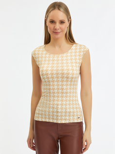 Футболка женская oodji 14708021B бежевая XL