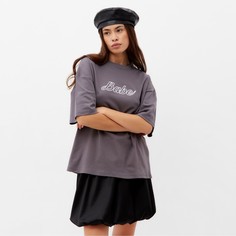 Футболка женская MIST T-shirt серая L-XL