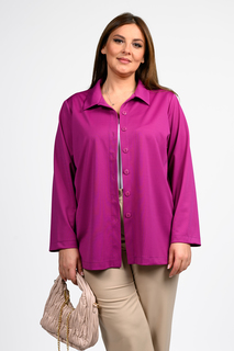 Рубашка женская SVESTA V2931 фиолетовая 64 RU