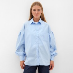 Рубашка женская MINAKU кино голубая 42 RU