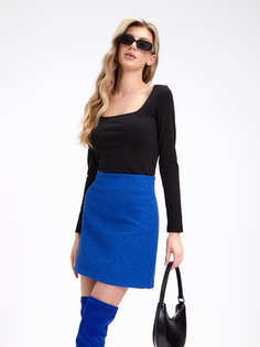 Юбка женская Talia 20-6039-3 синяя 48 RU