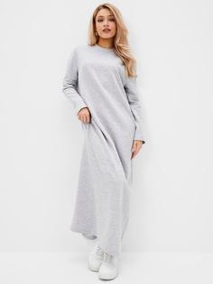 Платье женское Smol Knit Wear МВ-В 170 серое XL