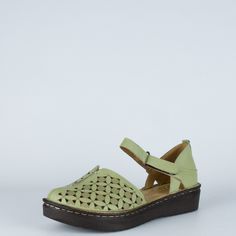 Туфли женские Sandm 611-3074-1-102 зеленые 40 RU