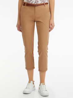 Брюки женские oodji 11706193B бежевые 40