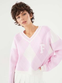 Пуловер женский Feelz Diamonds розовый M
