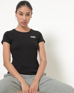 Футболка женская PUMA классика черная S