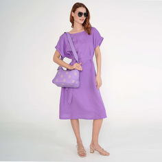 Платье женское FABRETTI ZDKL86 фиолетовое 54 RU