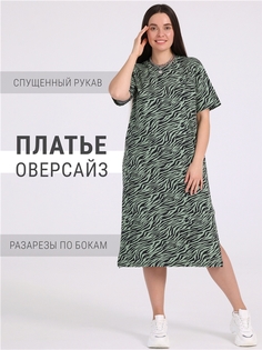 Платье женское Апрель 1ЖПК4060804н хаки 108/164