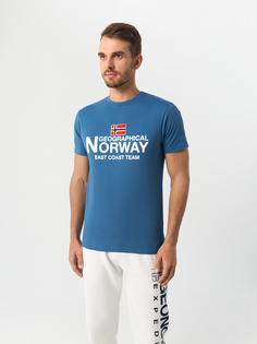 Футболка мужская Geographical Norway SW1296H-GNO, синий, S