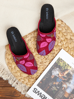 Тапочки женские Inblu ES-2I бордовые 36 RU