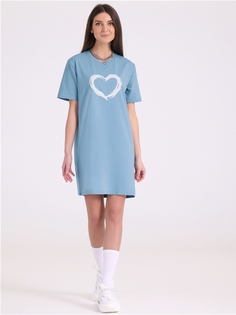 Платье женское Апрель 613жен804УП голубое 96-100/164