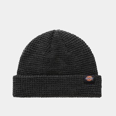 Шапка унисекс Dickies Woodworth Waffle Beanie blk черная, one size